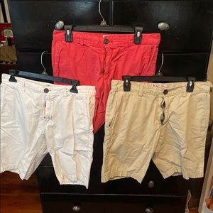 Bundle of 3 Original Penguin Khaki Shorts